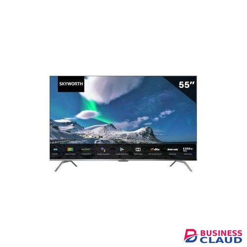 Skyworth 50SUE9500, 50-inches 4K QLED 2024 Frameless Smart GOOGLE TV, Youtube, Netflix, BT-BLACK