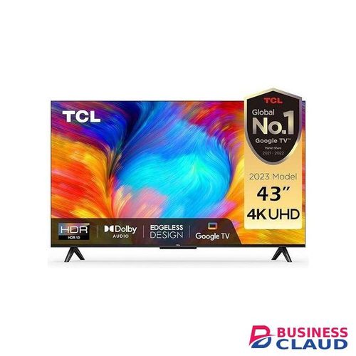 TCL 43P635 43" Inch 4K UHD Frameless/Bluetooth TV,GOOGLE TV+BRACKET+TV GUARD