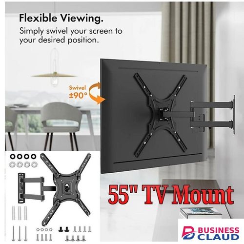 Home Design TCL 55" Inch Smart TV, ULTRA HD 4K,BLUETOOTH-ENABLED,Google/Android TV Frameless – 2023 Model TV WALL MOUNT BRACKET