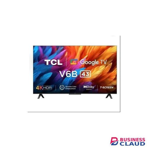 TCL 43V6C 43 inch UHD 4K Google Smart TV HDR10 Micro Dimming HDR10 60Hz Dolby Audio Bluetooth YouTube Netflix