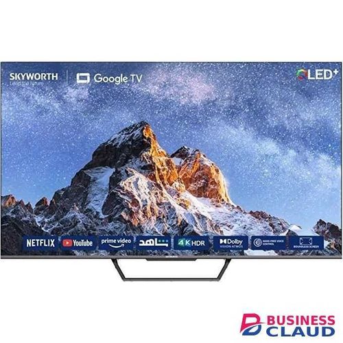 Skyworth 55G3B 4K UHD QLED TV – 55” Quantum Dot Display, Dolby Vision, Android-Based Google TV, ce Command Remote, HDR Support, Bezel Design+FREE GIFTS