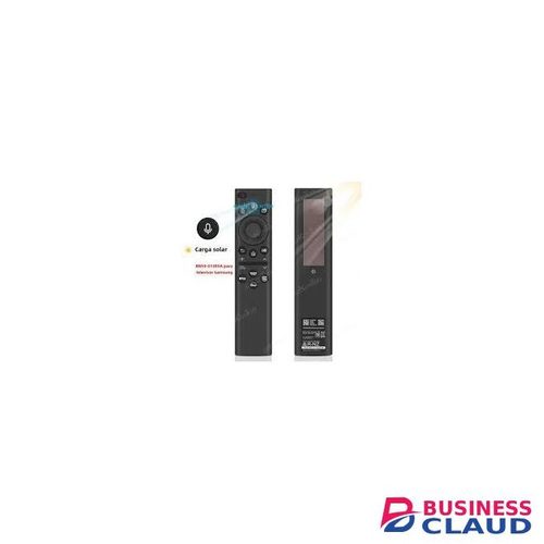Samsung Android TV ce Remote Control with Solar Charging Bluetooth Smart TV Remote with Google Assistant Netflix, YouTube & Prime Video Shortcut Buttons, Rechargeable Solar Back