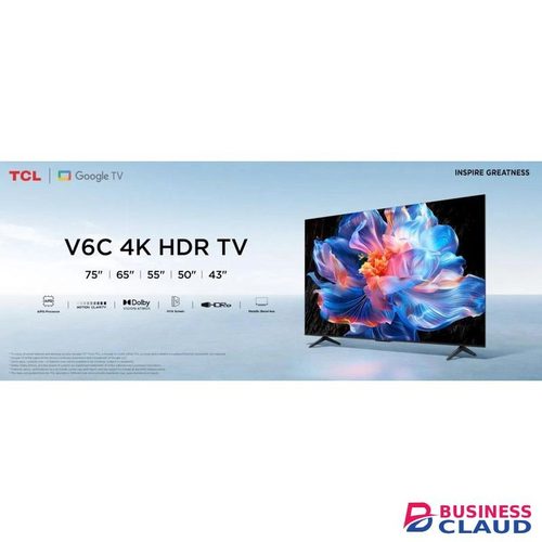 TCL 43 inch HDR 4K Google Smart TV Frameless