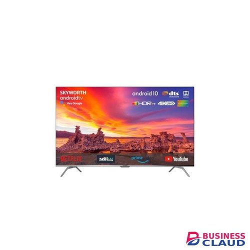 Skyworth 55Q6500, 55” 4K QLED 2025 Frameless Smart Android TV – Black