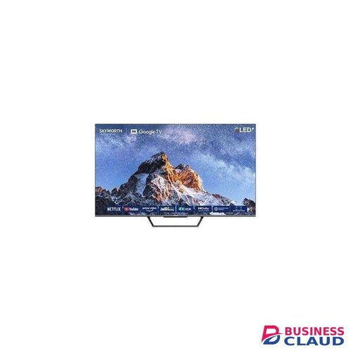 Skyworth 55-inches tv 4K QLED 2022 Frameless Smart Android TV, Black (1YR WRTY)