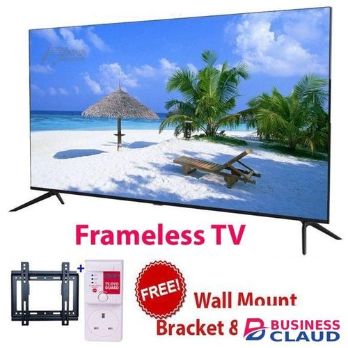 Samsung 43" CRYSTAL 4K ULTRA HD SMART TV, FRAMELESS, CE CONTROL, BLUETOOTH, NETFLIX, YOUTUBE, MIRACAST + WALL BRACKET + TV GUARD 43CU8000