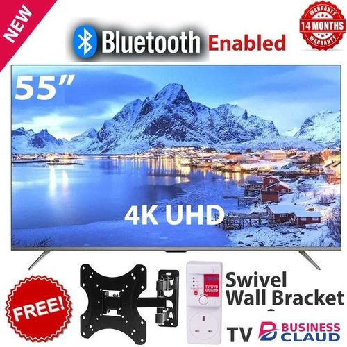 Vitron 55" 4K ULTRA HD -BLUETOOTH-FRAMELESS Android11 TV+GIFTS