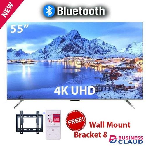 Vitron 55" Inch SMART 4K ULTRA HD Android Television,BLUETOOTH//FRAMELESS TV,NETFLIX,YOUTUBE+BRACKET+TV GUARD