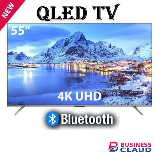 Vitron HTC55QUS,55"Inch QLED TV 4K UHD DIGITAL Smart Android TV, Netflix, YouTube,Wi-Fi Connectivity, Inbuilt Decoder, Bluetooth Connectivity