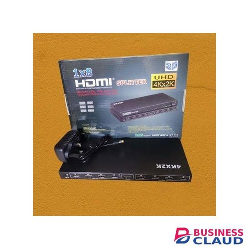 Plug And Play Easy Operation 1x8 8 Port HDMI Splitter Amplifier Repeater