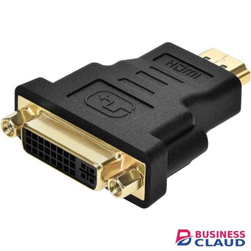 Monoprice HDMI Male to DVI-D Single Link Female Adapter - for Use with Computer's Video Card, DVD Player, Blu-ray Disc Player, Gold Plated Connectors, Black