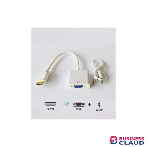 HDMI To VGA Adapter Cable(With Free Audio Cable)