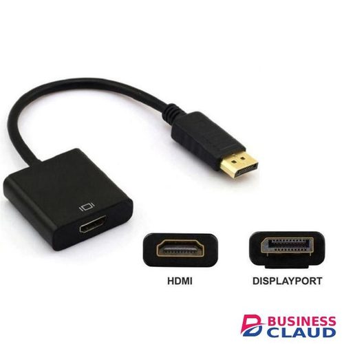 Hp Display Port (Hdmi to Display Port) - Black