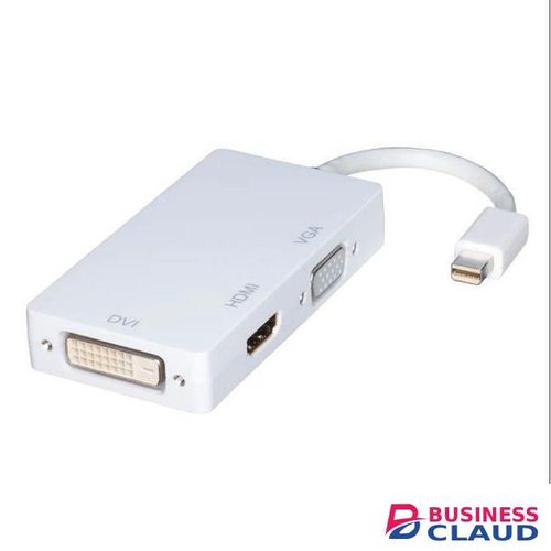 3 in 1 Mini DP Displayport to HDMI DVI VGA Adapter for MacBook Air Pro