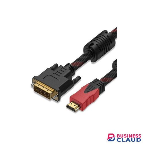 1.5 Meters HDMI Male To DVI 24+1 Male Converter Cable HDTV 1080 - Black & Red