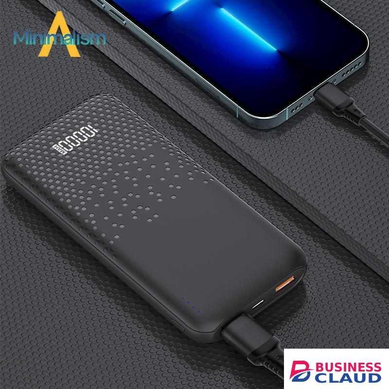 10000mAh Small Size Unique Design 2A Fast Charger with 2-in-2-out Fast Charging Power Bank