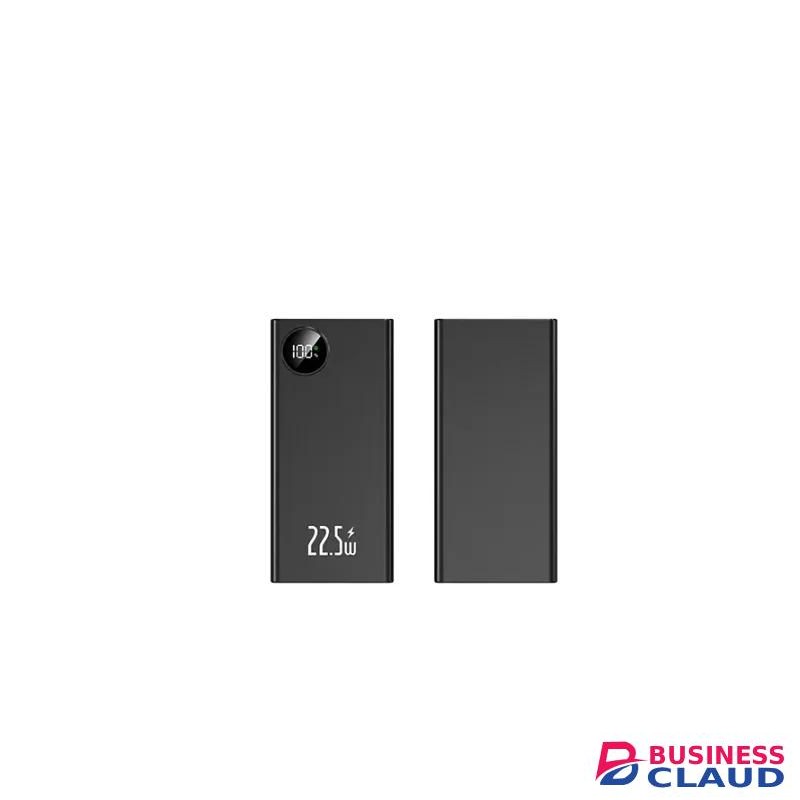 Round screen digital display 22.5W super fast charging power bank