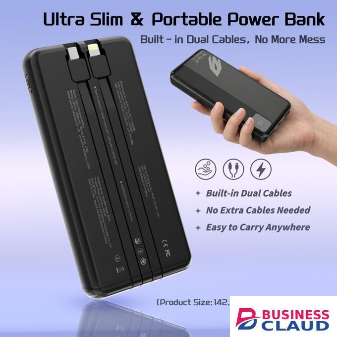 AirMars APB12F 10000mah Portable Power Banks 22.5W Fast Charging Charger Digital Display Battery Pack Traveler Universal