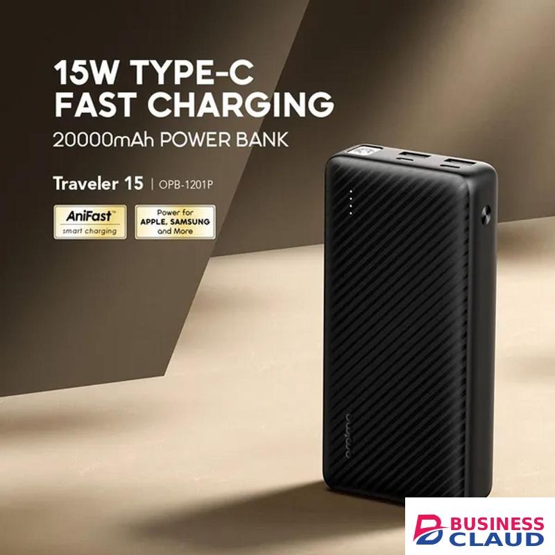 Oraimo Traveler 15 20000mAh 15W Type C Fast Charging Power Bank