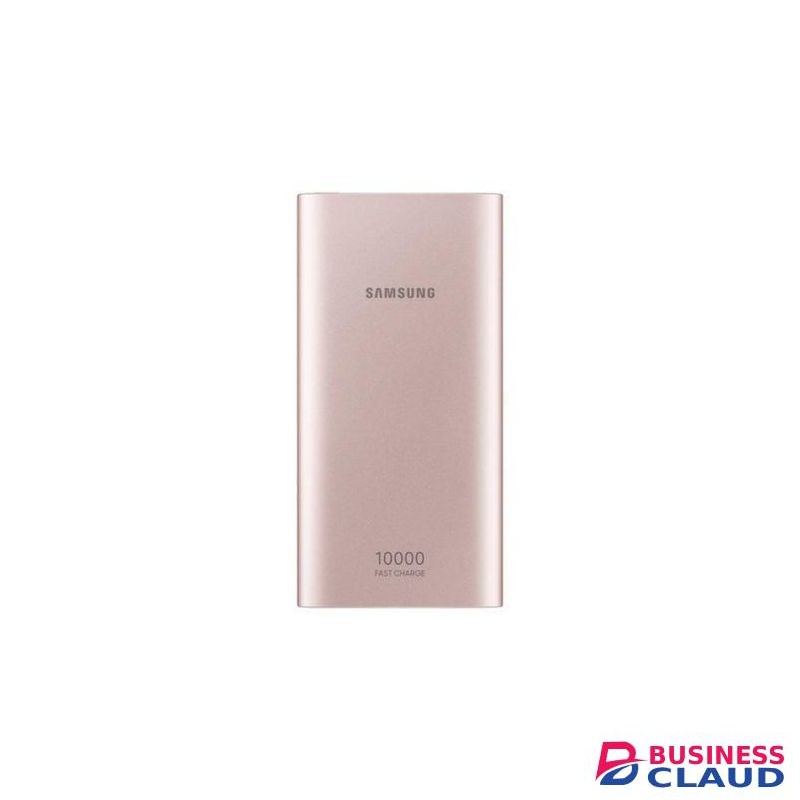 Samsung Advanced Fast Charge Power Bank, Battery Pack, 15W, 10000 MAh Capacity, 2-Port With Type-C Cable, Pink