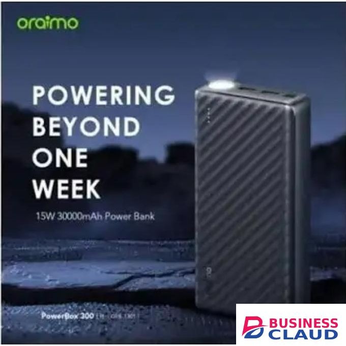 Oraimo Original PowerBox 300 Lite 30000mAh 15W Power Bank (OPB-P1301)