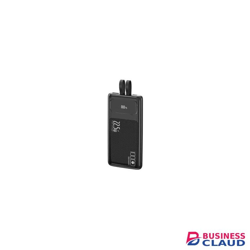 Vision Plus Digital Display Power Bank 10000mAh (FAST CHARGING+ TECHNOLOGY) One USB & One Type - C Port Two inbuilt cables Output