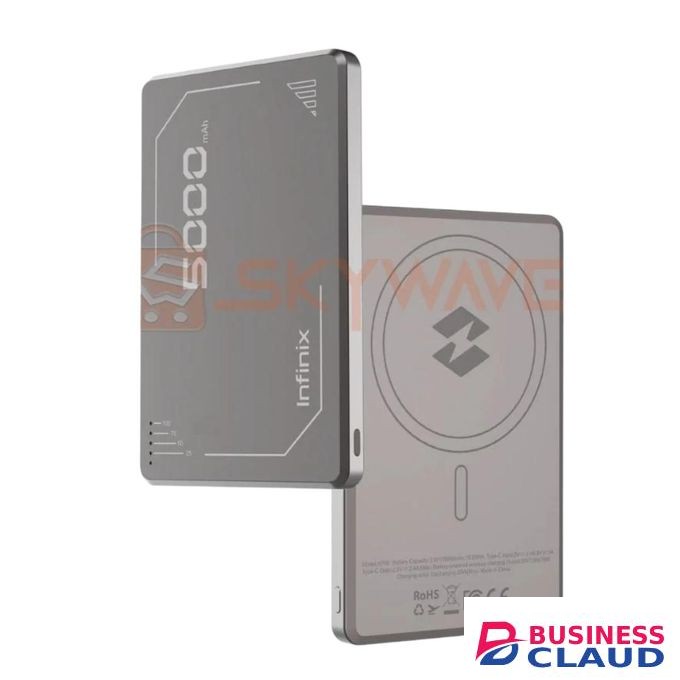Infinix XP06 Fast Wireless MagPower Power Bank - Grey