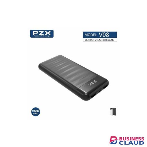 Pzx V08 10000mah 2USB Power Bank 5V/2.1A QC5.0