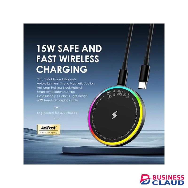 Oraimo PowerDock OWH-1151 15W Wireless Charging Pads- Black