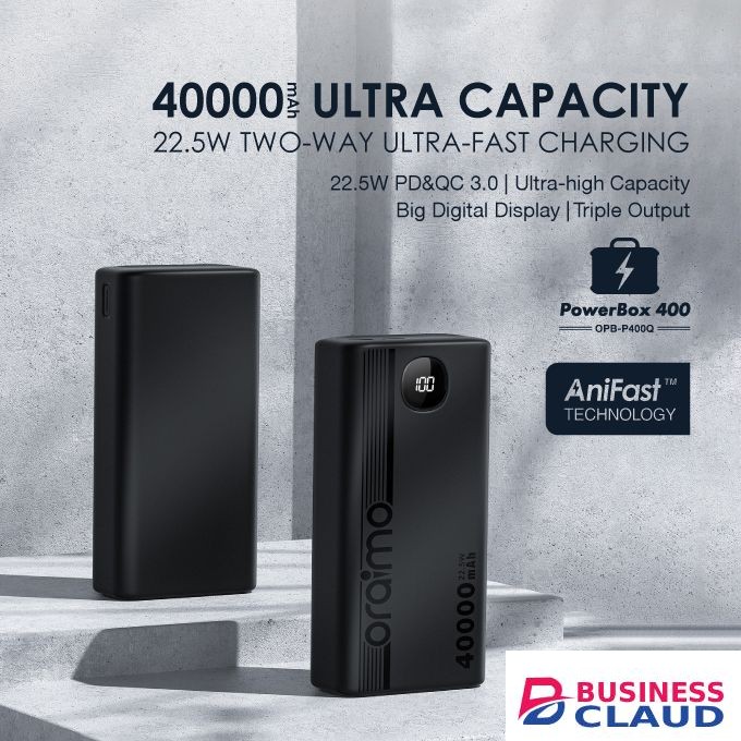 Oraimo PowerBank 40000mAh Ultra-high Capacity Power Bank