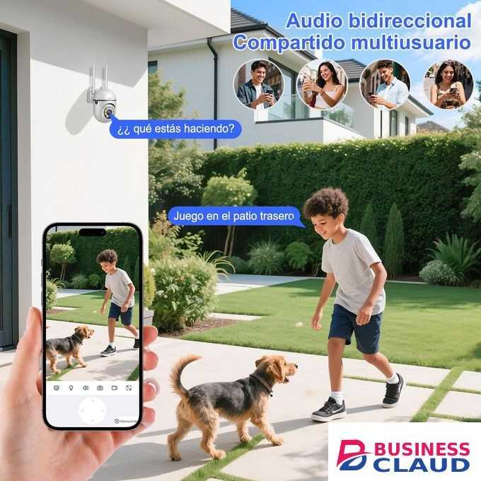 2NLF 4-megapixel high-definition 2.4GHz WiFi surveillance camera featuring motion detection, two-way audio, 360° spotlight and colour night vision