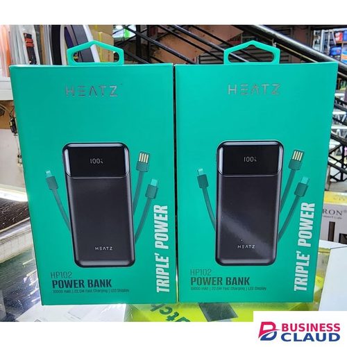 10,000mAh Fast Charging Power Bank with LED Display