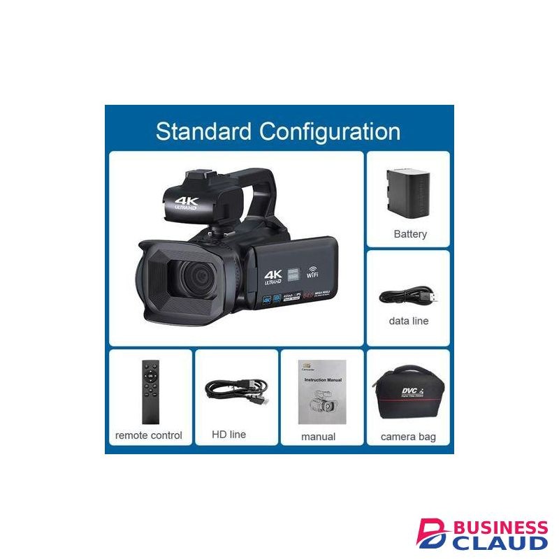 6K HD 64MP 18X Zoom Digital Video Camera RX200