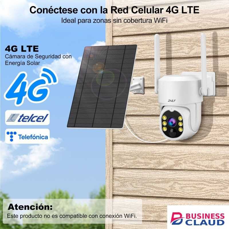 2NLF 2nlf Solar Security Camera 4mp Hd 5G Wifi With Batteries Colour White
