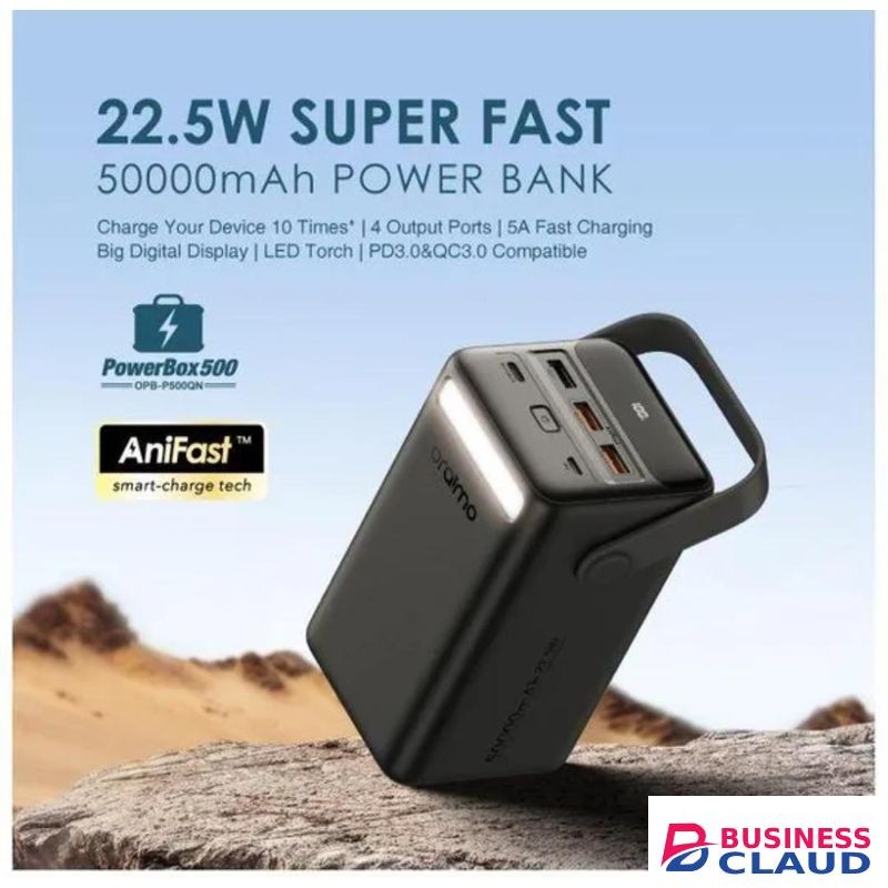 Oraimo 50,000mAH 22.5W Fast Charging Powerbank