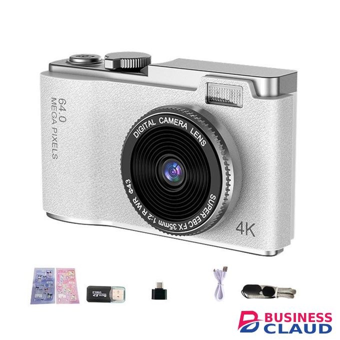 2.4 inch Dual-lens 4K HD CCD Camera Retro Kids Camera