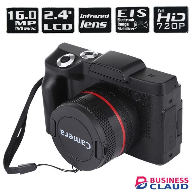 Pixel Interpolation Flip Screen Interchangeable Lens Digital Camera, 2.4 inch LCD, Full HD 720P Recording, Infrared Lens, EIS