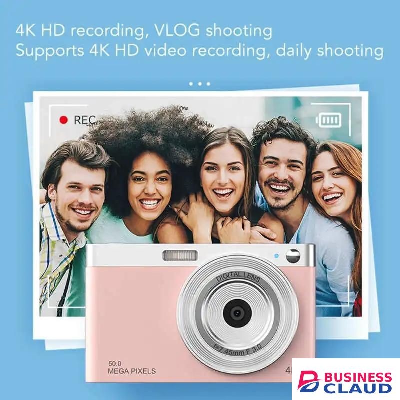 50 MP HD Camera 4K Video Retro Vlog Self-Shooting Camera