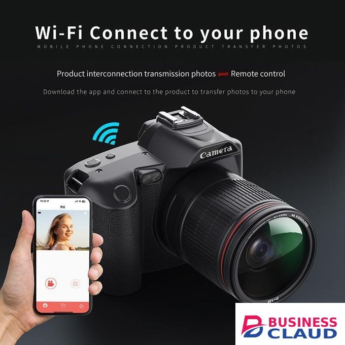 HD WiFi Digital Camera 64MP Dual Camera Night Vision