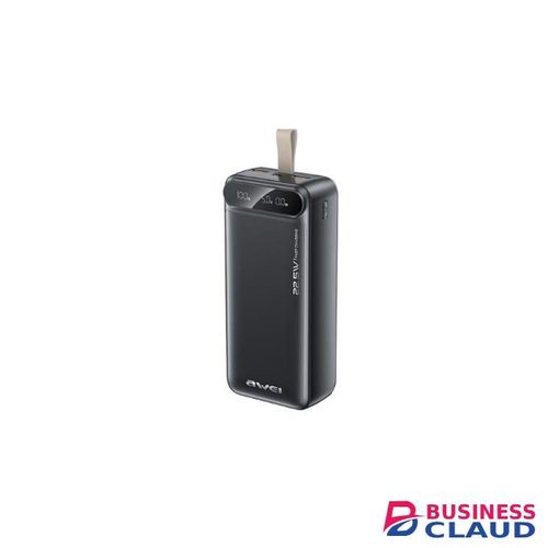 Awei PA-12 Power Bank 30,000mAh – 22.5W Fast Charging, Dual Ports, LED Display, High Capacity