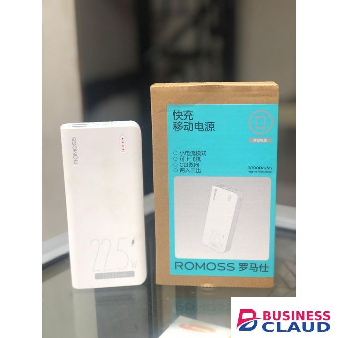 Romoss Powerbank Fast Charging 20000mah, 22.5W