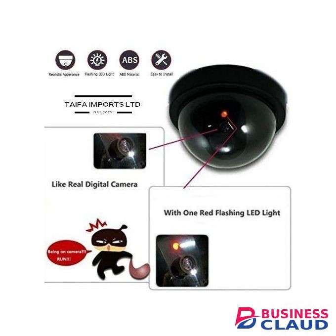 SECRET WIRELESS FAKE SPY HIDDEN CCTV CAMERA WITH MOTION DETECTION INFRARED DUMMY BLINKING LIGHT