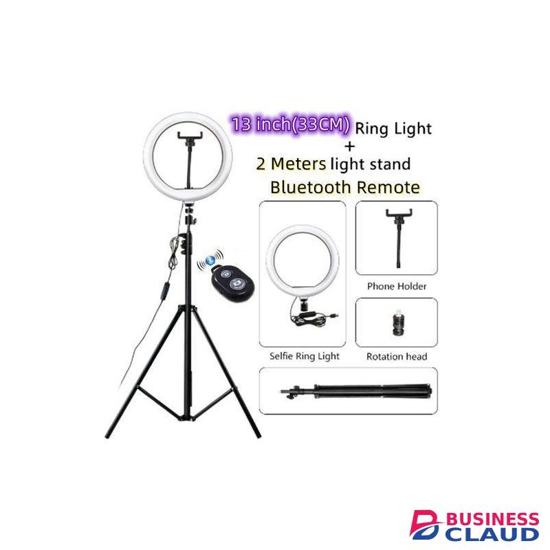 13 Inch 33CM Ring Light +2.1M Tripod Stand +Remote