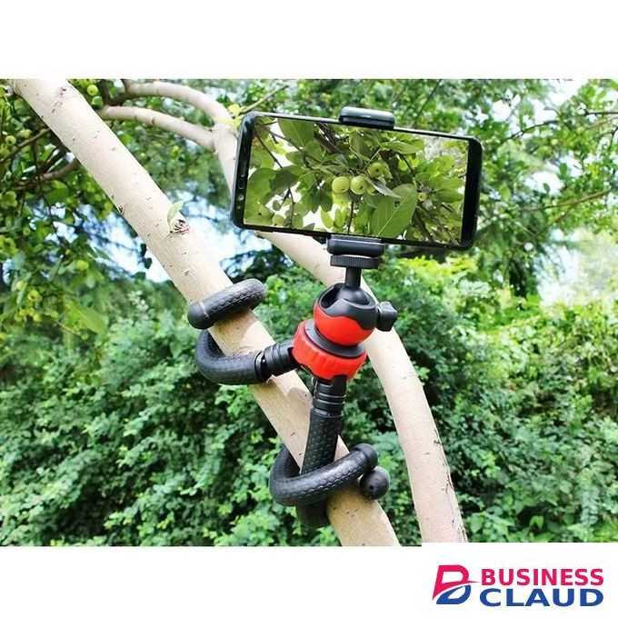 Flexible Octopus Tripod Stand With Ball Head And Phone Holder