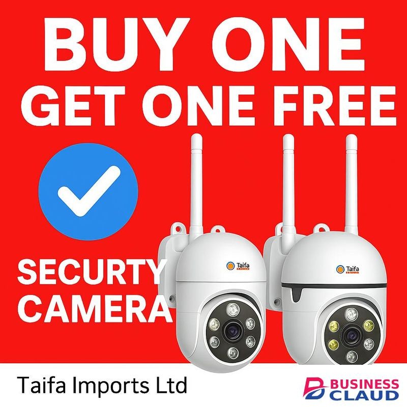 ICSEE Pro AI Smart CCTV Security Camera 1080P - WiFi, Motion Detection, Full Colour Night Vision,360° PTZ Rotation, Two-Way Audio - Buy 1 Get 1 Free