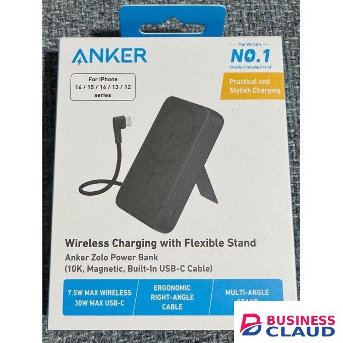Anker olo Wireless Charging Power Bank with Flexible Stand 10K,30W