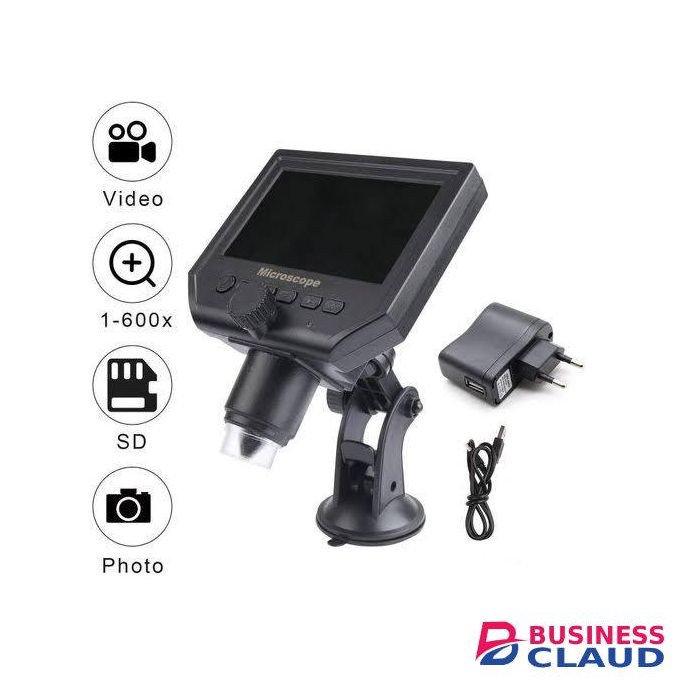 Innovative Digital Microscope 600x Sensor Zoom With LCD Display