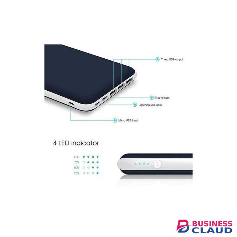 VEGER High-Capacity 25000mAh Power Bank for iPhone Samsung Huawei