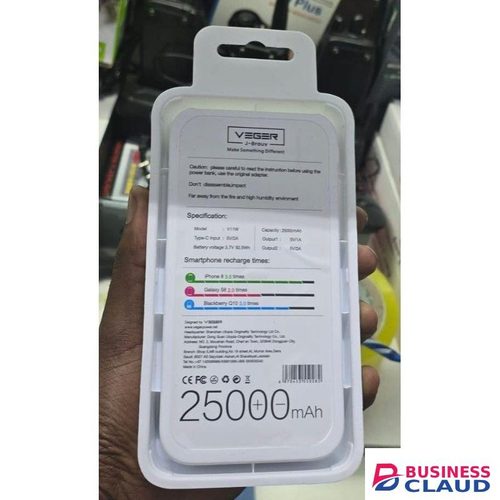 VEGER 25000mAh Type-C Power Bank with Dual Output – Brand