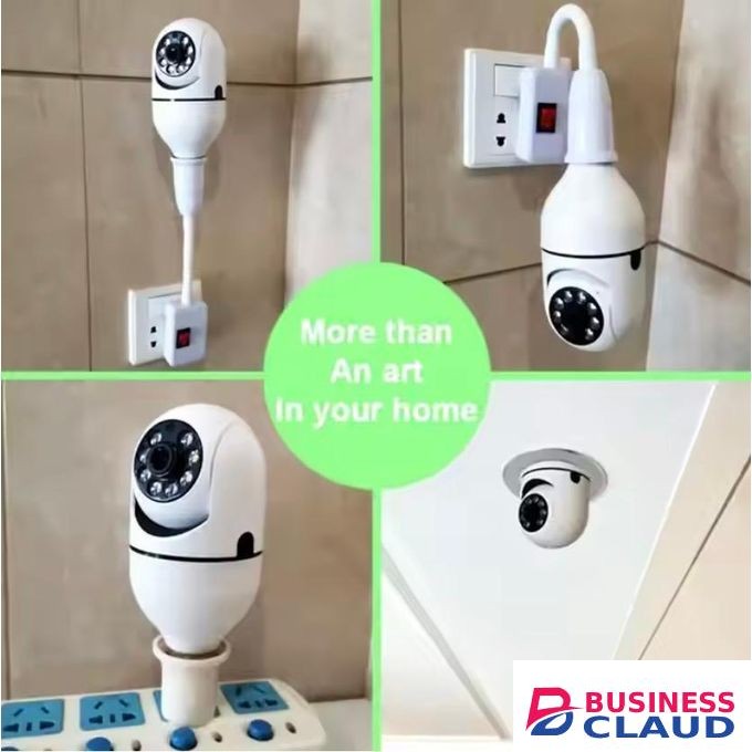Hospital Home Wireless WiFi CMOS Sensor Human Motion Tracking Auto Security Digital Intelligent Surveillance Bulb CCTV Camera Nanny Cam